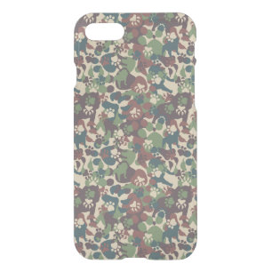 Dog Camouflage Pattern iPhone SE/8/7 Case