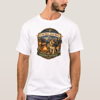 Dog Camping Shirt | Camp Days Loyal Ways