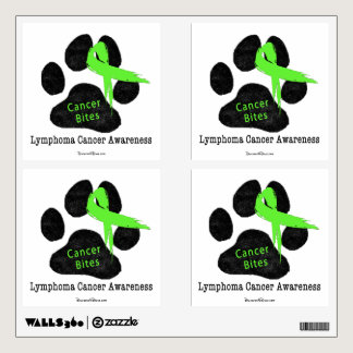 Dog Cancer Non-Hodgkins Lymphoma Awareness Support Wall Decal