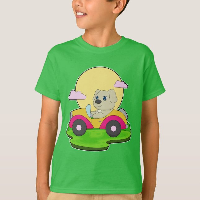Dog Car T-Shirt (Front)