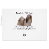 Dog Card (Back Horizontal)
