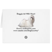 Dog Card (Back Horizontal)