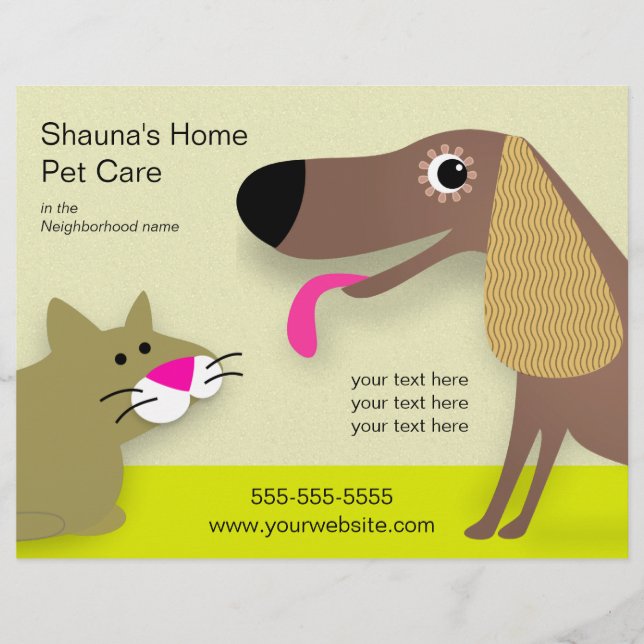 Dog Care Business Flyer (Front)