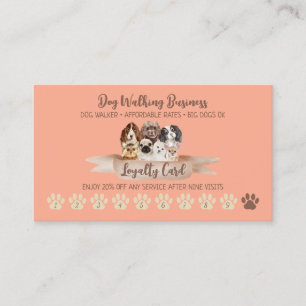 Dog Care Package Tracking Card