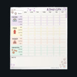 Dog Care Tracker Notepad: Food, bathroom, & more! Notepad<br><div class="desc">Great communication tool for family members, so your dog doesn't get overfed or underfed! Handy to keep track of your dog's bathroom schedule, to see your dog's health pattern, especially for reporting to the Vet! Comes with a magnetic backing, so it can be placed on a magnetic whiteboard, refrigerator, dishwasher,...</div>