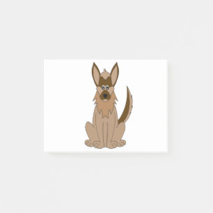 Dog Cartoon Amazing German Shepherd Post-it Notes