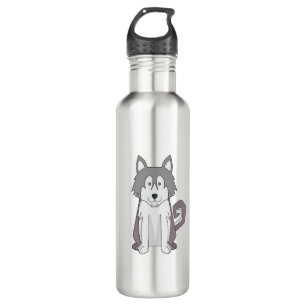 Dog Cartoon Amazing Siberian Husky Stainless Steel Water Bottle