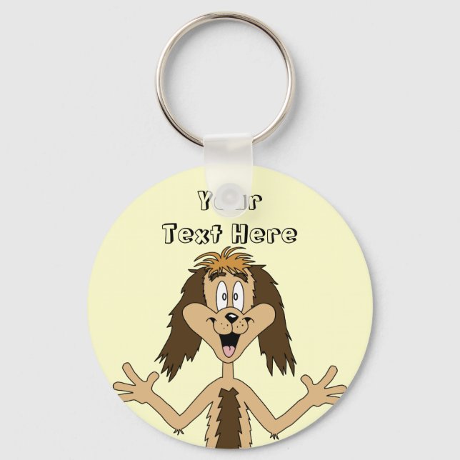Dog Cartoon Keychain (Front)