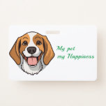 Dog Cartoon wild Sticker Element | Badge