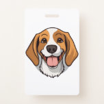 Dog Cartoon wild Sticker Element | Badge