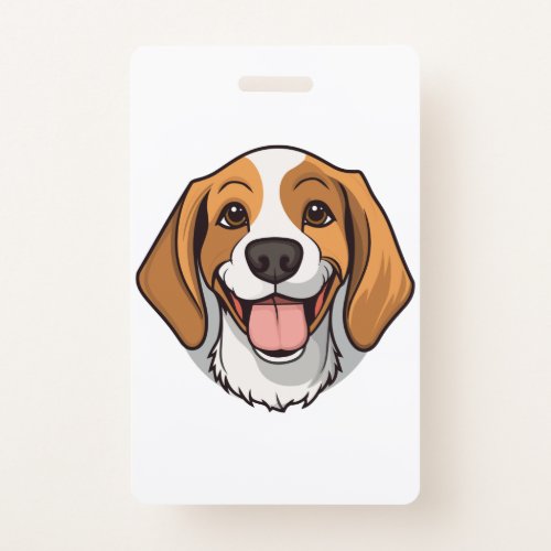 Dog Cartoon wild Sticker Element  Badge
