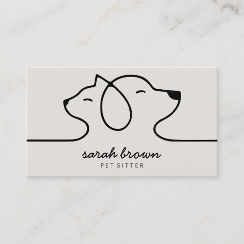 Dog Cat Boutique Pet Toy Store Business Card