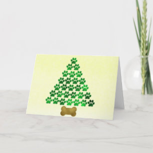 Dog / Cat Christmas Tree Holiday Card