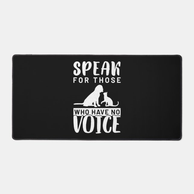 Dog Cat   Desk Mat (Front)