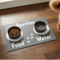 Dog Cat Food Water Kitchen Mat