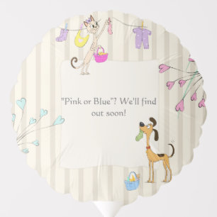 Dog & Cat Gender Reveal Balloon