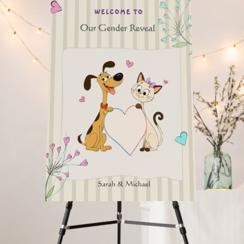 Dog & Cat Gender Reveal Foam Board