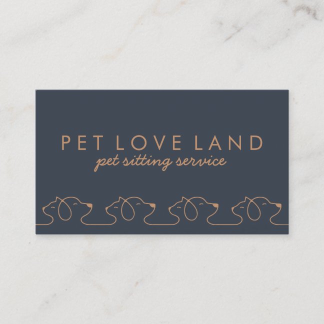 Dog Cat Handmade Collar Maker Business Card