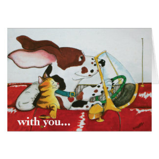 Dog Cat in Convertible Cards
