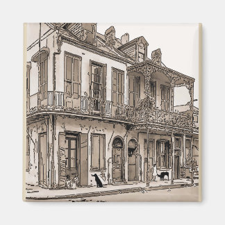 Dog & Cat on Desire St Magnet