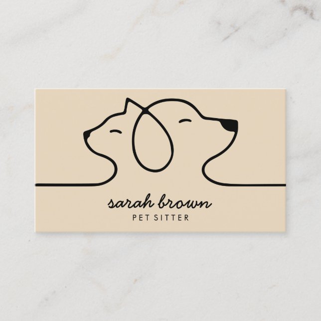 Dog Cat Pet Transportation Business Card (Front)