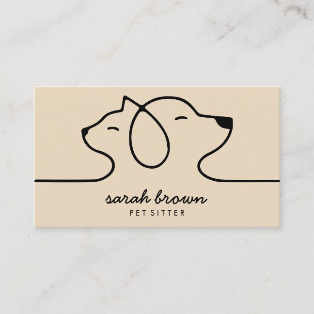 Dog Cat Pet Transportation Business Card