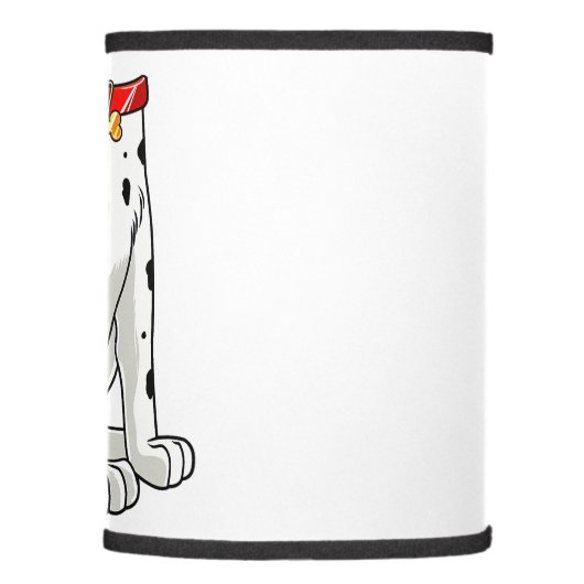 Dog Catcher Costume Dalmatian Easy Family Costume Lamp Shade (Right)