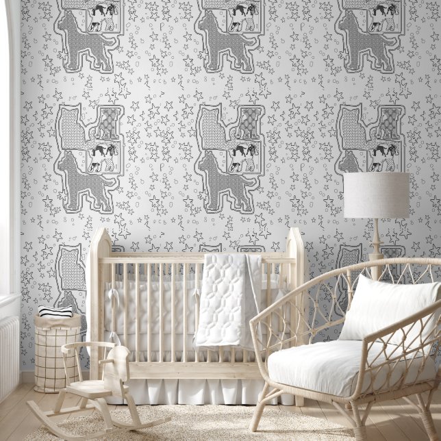 Dog Cats Stars Wallpaper (Kids)