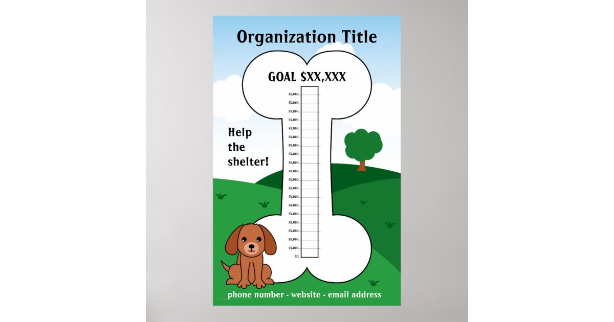 fundraising thermometer