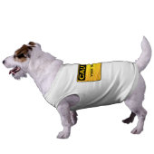 DOG CAUTIONS - Personalized Text Tee (Side)