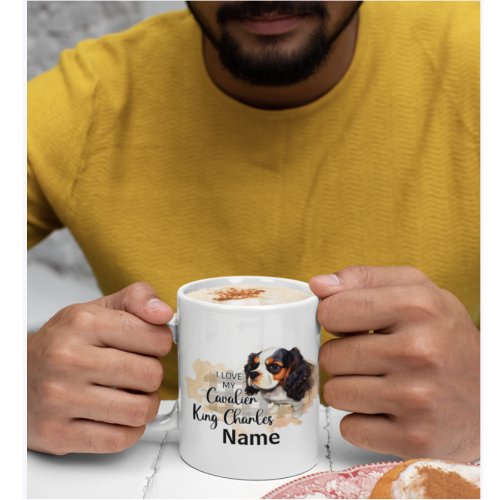 Dog Cavalier King Charles Coffee Mug Cup