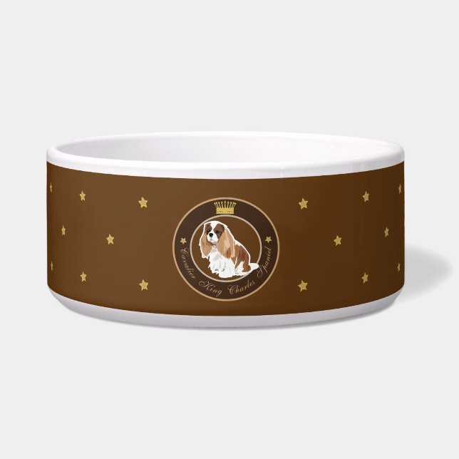 Dog  Cavalier King Charles Spaniel Bowl (Front)