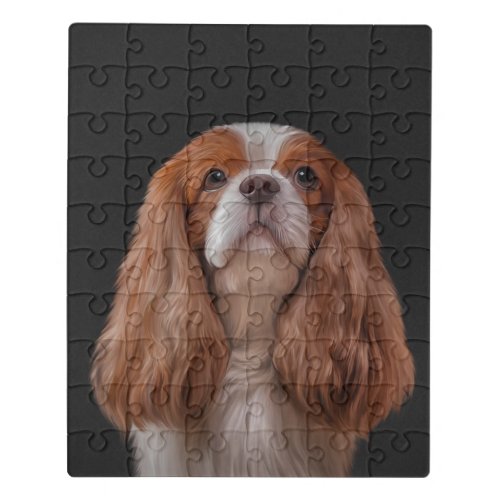 Dog Cavalier King Charles Spaniel Jigsaw Puzzle