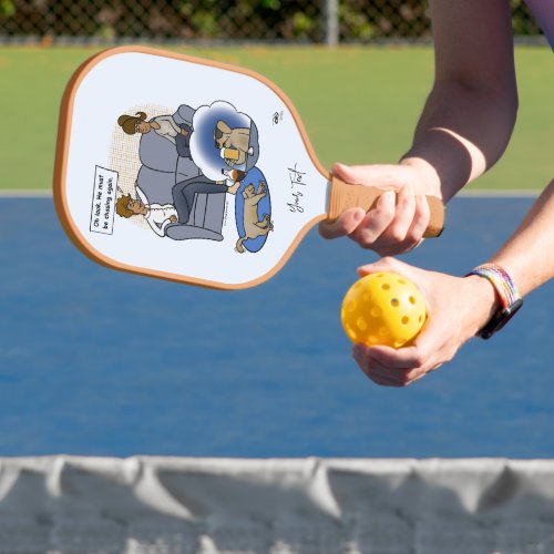 Dog Chasing Dream Pickleball Paddle