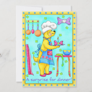 Dog Chef Invitation