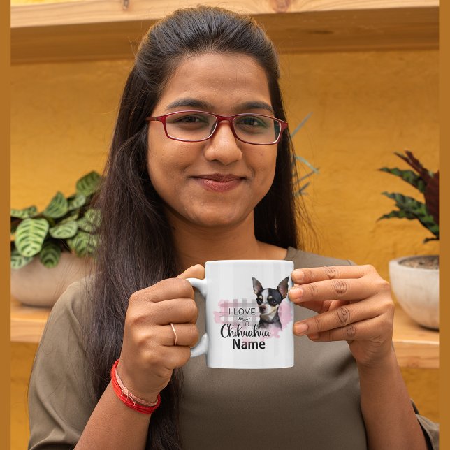 Dog Chihuahua Coffee Mug, Cup (Chihuahua pet dog coffee mug)