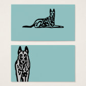 dog china card (Front & Back)