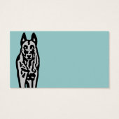 dog china card (Back)