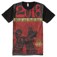Dog Chinese Custom Year Zodiac Birthday Men Shirt at Zazzle