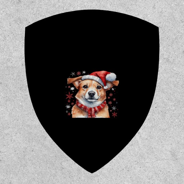 Dog chrismes Classic T-Shirt Patch (Front)