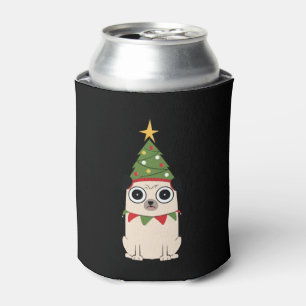 dog Christmas  Can Cooler
