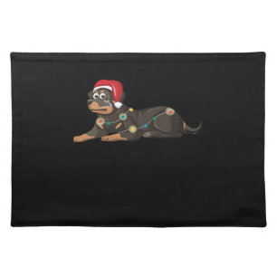 Dog Christmas Classic T-Shirt_1 Cloth Placemat