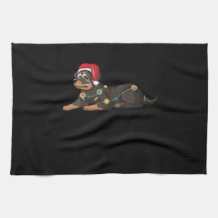 Dog Christmas Classic T-Shirt_1 Kitchen Towel