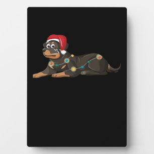 Dog Christmas Classic T-Shirt_1 Plaque