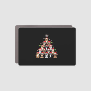Dog Christmas Classic T-Shirt Car Magnet