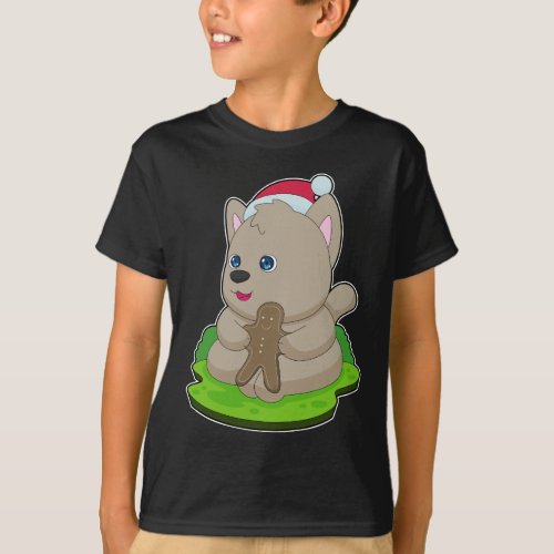Dog Christmas Cookie T_Shirt
