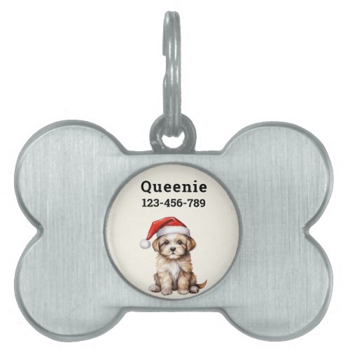 Dog Christmas Ornaments  Pet ID Tag