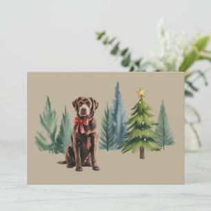 Dog Christmas Pet Owner Dog Mom Xmas Winter Holiday Card