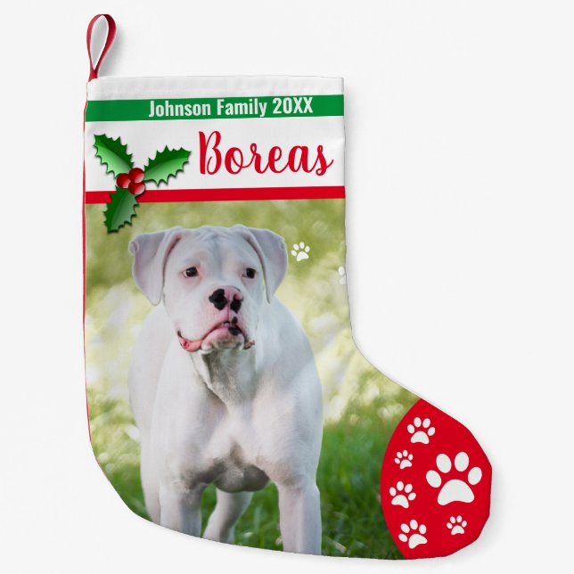Dog Christmas Stockings - Personalized Family (Front)
