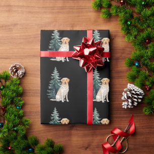 Dog Christmas Tree Party Dog Lover Xmas Wrapping Paper
